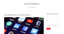 Desktop Screenshot of jwescampbell.com